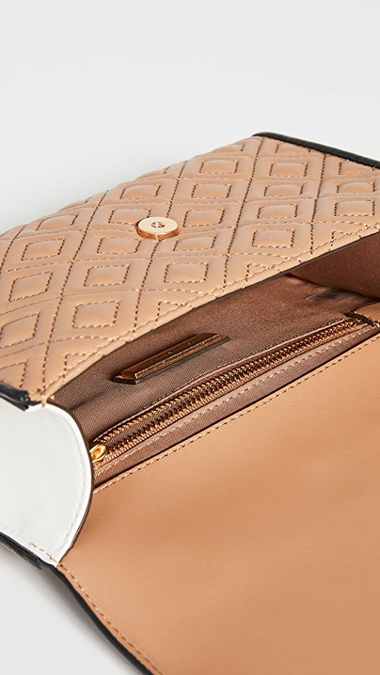 Tory Burch-Fleming Color block Shoulder Bag Black