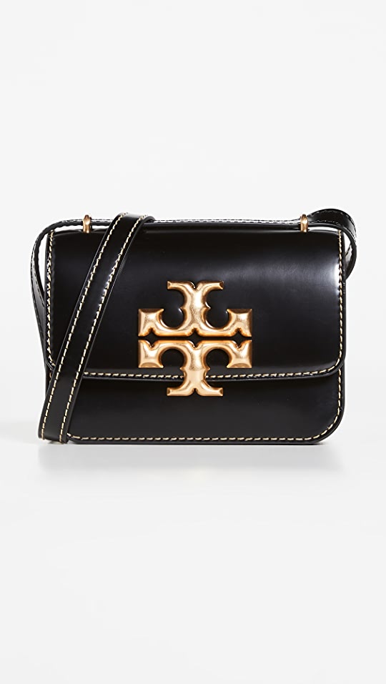 Tory Burch Eleanor Spazzolato Convertible shoulder bag Black