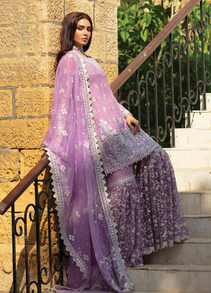 Zainab Chottani Embroidered Net Suits Unstitched 3 Piece ZC21WF Layla 04 "Wedding Collection"