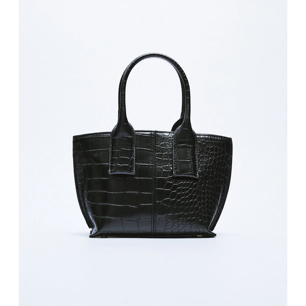 Zara- MINI CITY CROSSBODY BAG- Black