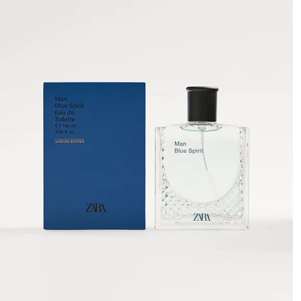 Zara Man Blue Spirit Edt 100 Ml - Limited Edition (3.38 Fl. Oz).
